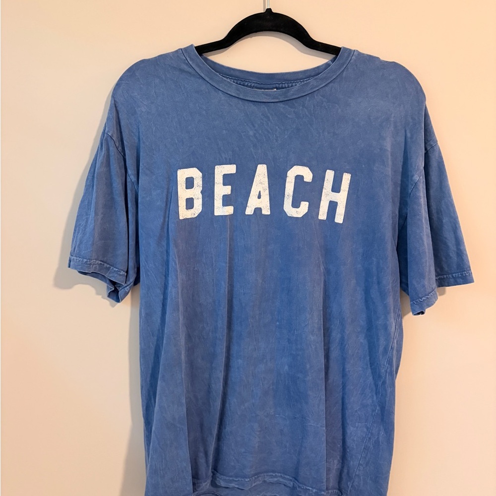 Blue Beach Graphic T-Shirt
